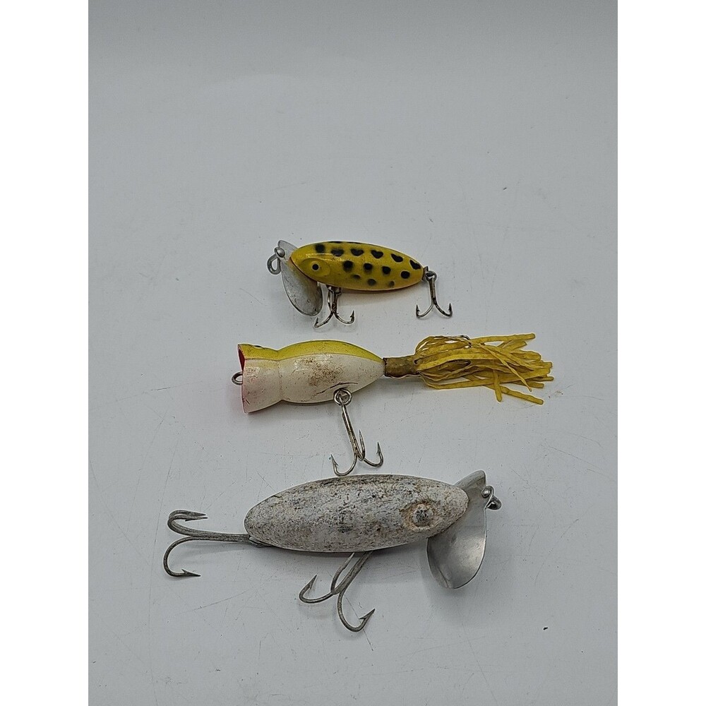 Three Vintage Topwater Lures